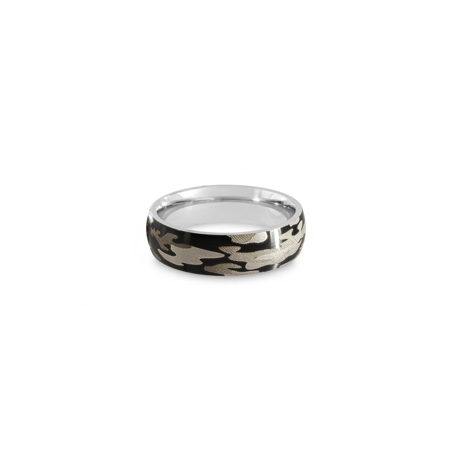 Camouflage Stainless Steel Ring