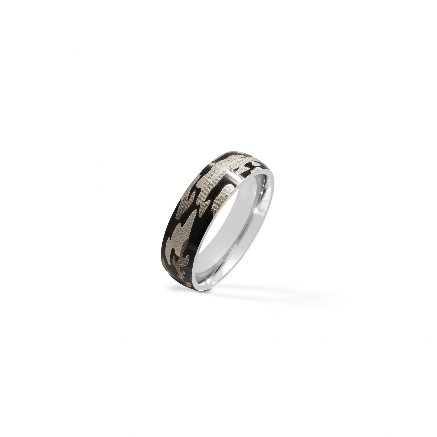 Camouflage Stainless Steel Ring