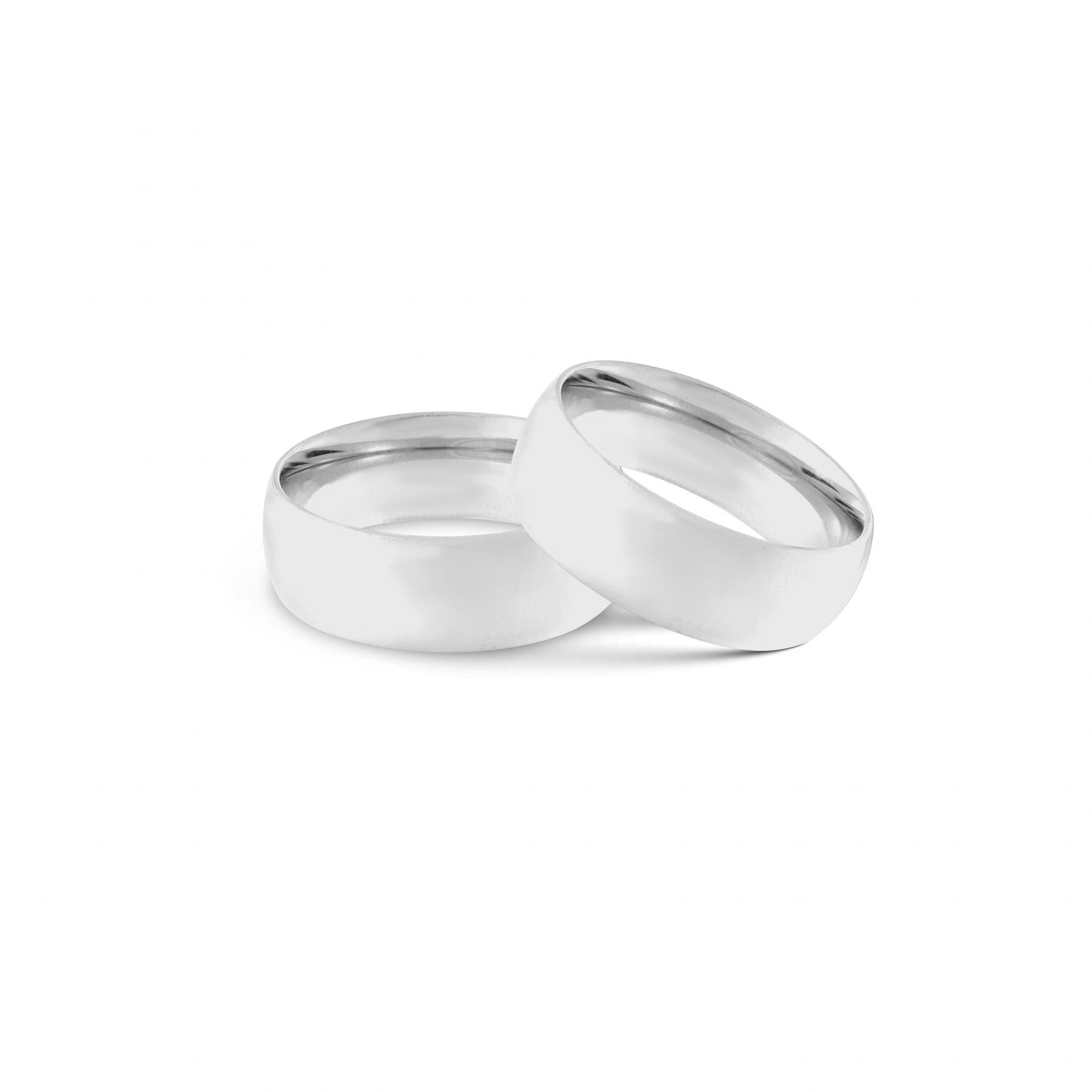 Highly Polished Rounded Stainless Steel Ring