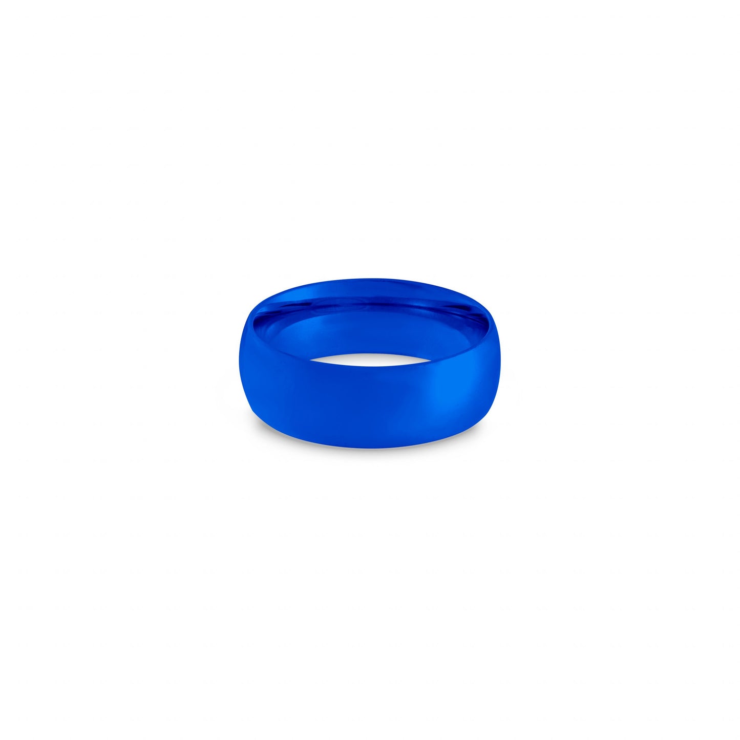 Blue Stainless Steel Ring