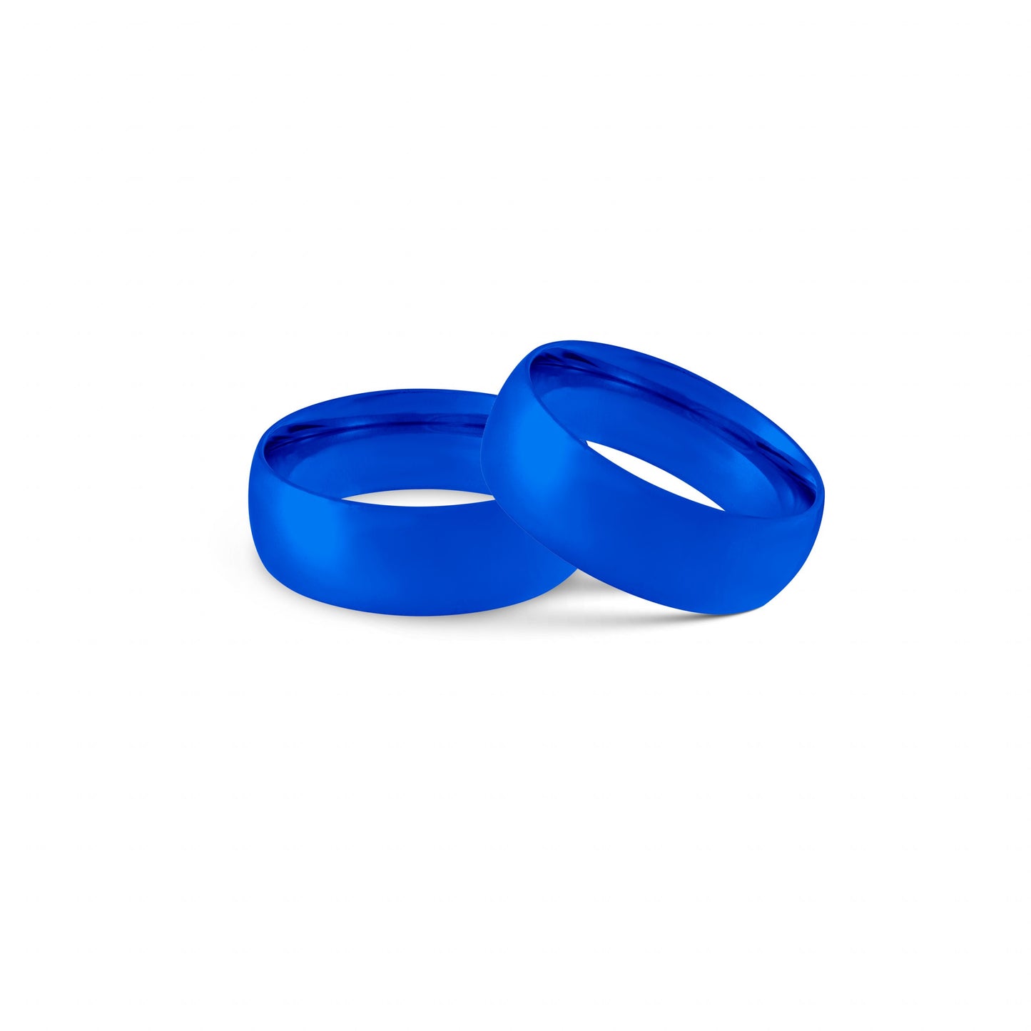 Blue Stainless Steel Ring