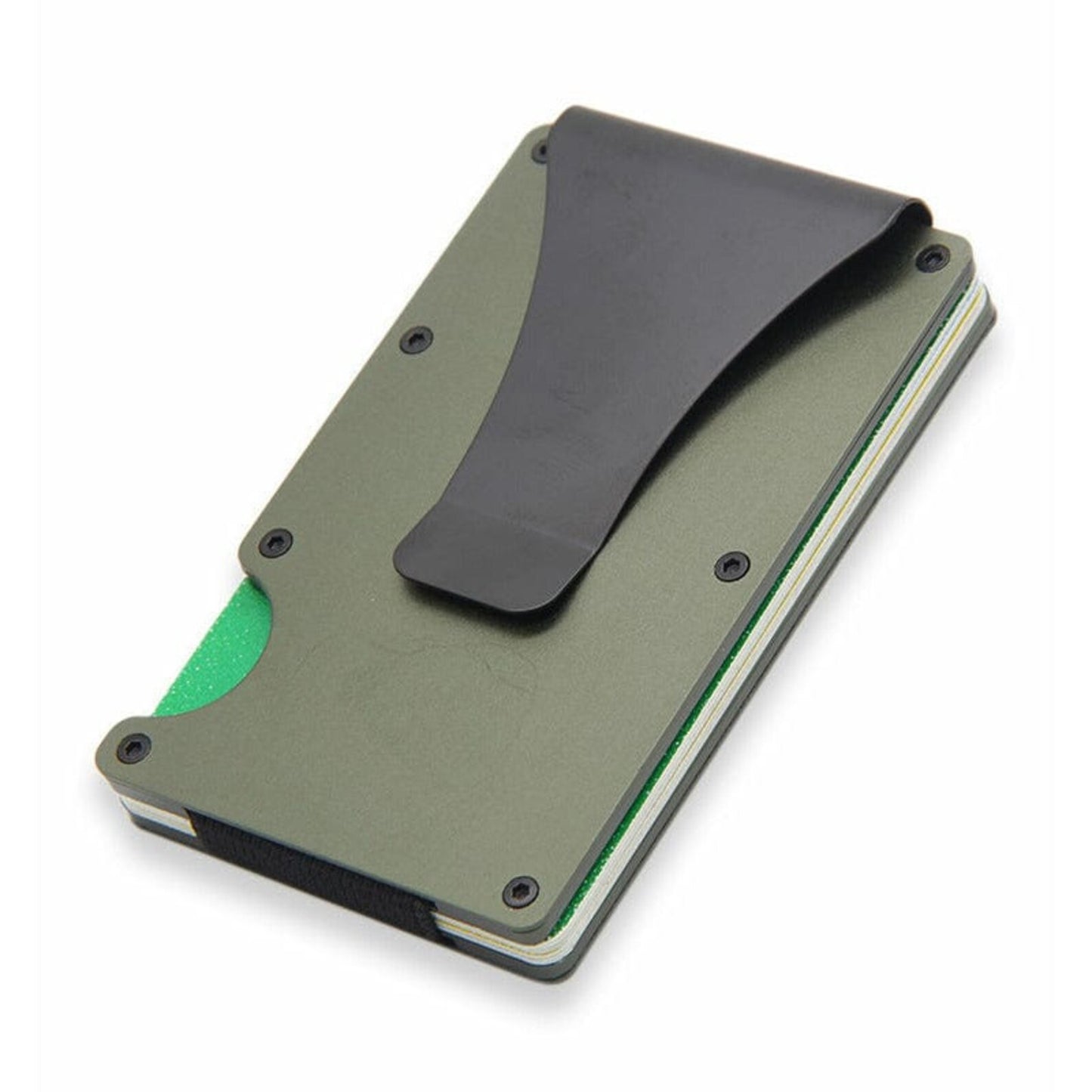 Rfid Minimalist Aluminum Money Clip Card Holder