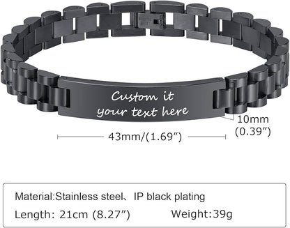 Stainless Steel Men Bracelet (Medical grade316L)